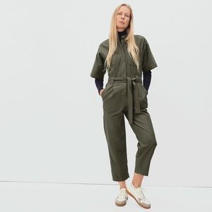 Everlane The Fatigue Short-Sleeve Jumpsuit